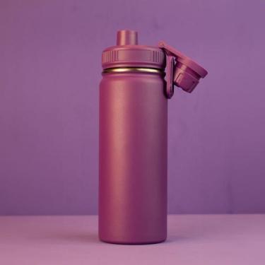 Imagem de Garrafa Aço Inox 780ml - LLAM Store - Tampa Rosqueável com Alça e Veda