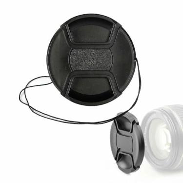 Imagem de Tampa Frontal Lente Objetiva Câmera Fotográfica Sem Logo (Escolher diâmetro ver instruções na descrição) (72mm)