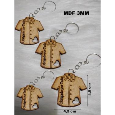 Imagem de 70 UNIDADES Chaveiro MDF COMPLETO PRONTO PARA USO - Mavin
