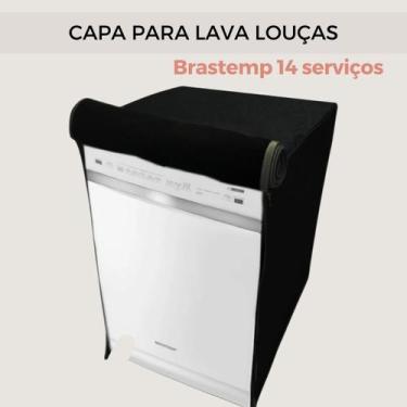 Imagem de Capa para lava louças brastemp 14 serviços impermeável flex - Capas Fl