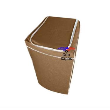 Imagem de Capa Maquina De Lavar  13 Kilos cor marrom - GDN CAPAS