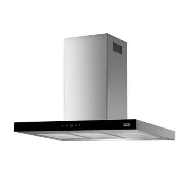 Imagem de Coifa franke linea touch ilha em aço inox 90cm 220v 16702, Inox e Pret