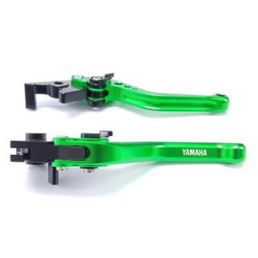 Imagem de Manete Esportivo Moto Yamaha Yzf R1 R6 Mt-07 09 Gravado A Laser - NoBr