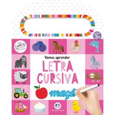 Imagem de Livro - Vamos aprender letra cursiva