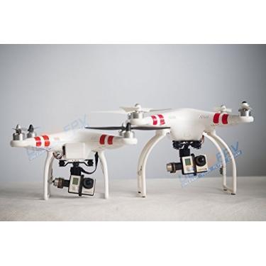 Imagem de SummitLink Trem de pouso alto branco para DJI Phantom 1 2 Vision+ Plus Quadricóptero largo e alto estendido