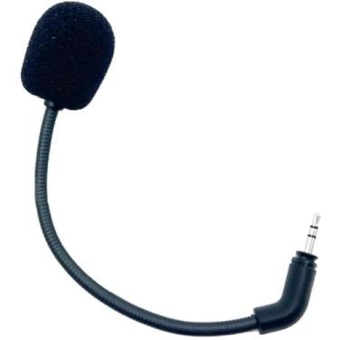 Imagem de Microfone preto de 2,5 mm estéreo para jogos, fone de ouvido para jogos, microfone de voz para Turtle-Beach Recon 500, microfone de substituição portátil, acessórios para Turtle Beach