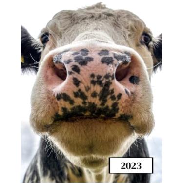 Imagem de 2023: Agenda semainier au format A4 - Année civile (Janvier à Décembre 2023) - Intervalles d'1h (7h-22h) - Contacts, jours fériés, mots de passe, ... - Une semaine sur deux pages