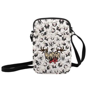 Imagem de JXGZSO Wendigo Cryptid Bolsa tiracolo Cryptozoology Gift Cryptid Creature Gift Mythical Wendigo Monster Shoulder Bag, Wendigo