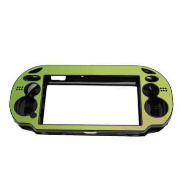 Imagem de Capa Rígida para PS Vita 1000, Capa Protetora de Capa Rígida para PS Vita PSV 1000, Capa Protetora de Liga de Alumínio Rígida para Console de Jogos PSV 1000 (Verde)