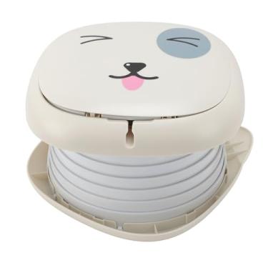 Imagem de Vaso sanitário de viagem para crianças, Vaso sanitário portátil dobrável para carro, Vaso sanitário fofo de treinamento para crianças meninos e meninas Vaso sanitário de