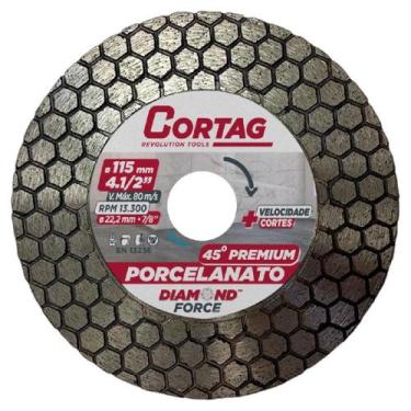 Imagem de Disco Diamantado Para Chanfro 45 Premium 115Mm 62795 Cortag
