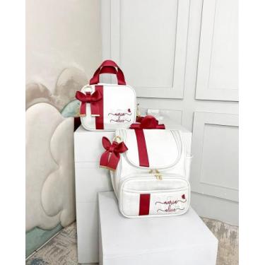 Imagem de Kit Bolsa Maternidade Tema Borboleta 2 Peças Personalizado - Eduardita