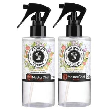 Imagem de Kit 2 Aromatizador Home Spray Cucina MasterChef Giorno 250ml