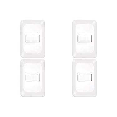 Imagem de Kit C/4 - Pial Conjunto  Pop 4X2 1 Simples Lgx010 - Pial legrand