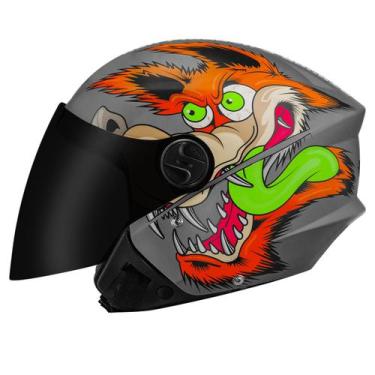 Imagem de Capacete Aberto Pro Tork New Liberty 3 Three Coyote Viseira Fumê Moto 