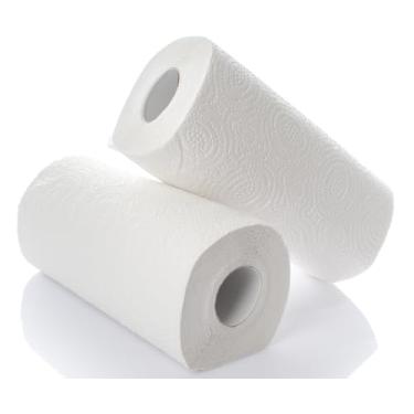 Imagem de Toalhas de papel premium de 2 camadas/85 folhas por rolo/rolos duplos - Pacote de 6 unidades