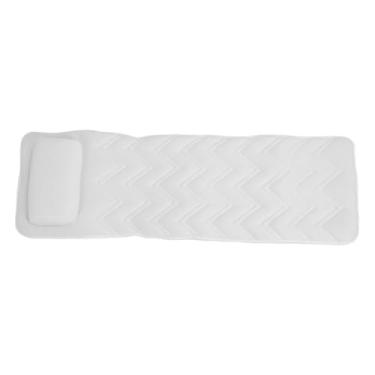 Imagem de Almofada de Banheira de Corpo Inteiro, Almofada de Banho de Corpo Inteiro, Ventosas Antiderrapantes de Secagem Rápida para Banheiro