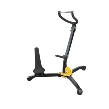 Imagem de Colaxi Suporte de saxofone suporta portátil Profissional ALTO Tenor Sax Stand Saxofone Staxer for Practice Performance Concert Stage
