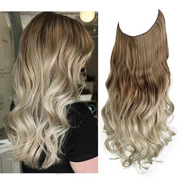 Imagem de Aplique de Cabelo Feminino Longo Alongamento Extensões para Mulheres (Modelo 23, 22 Polegadas - 55 cm)