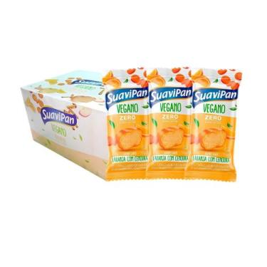 Imagem de Bolinho Vegano Zero Açúcar Laranja Com Cenoura Suavipan - 12 Unidades 