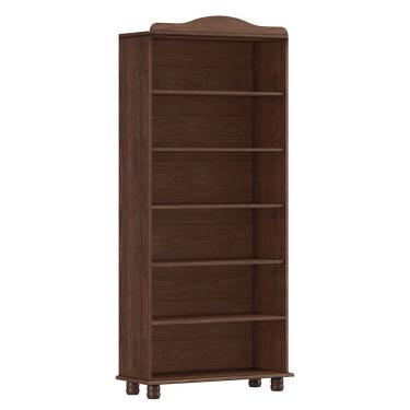 Imagem de Estante Livreiro 5 Prateleiras Rubi 8964WN Café Finestra