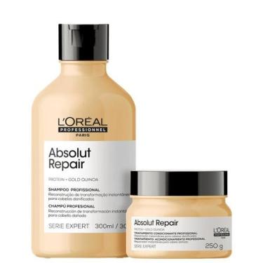 Imagem de Kit Abs Repair Gold Sh 300ml + Masc 250ml - Loreal Profissional