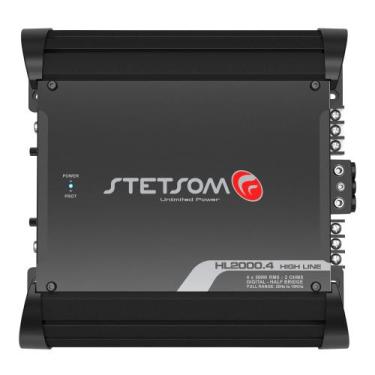 Imagem de Módulo Amplificador Digital Stetsom HL2000.4 200OW RMS 4 Canais 2 Ohms