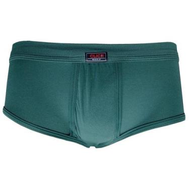 Imagem de Cueca Click Tradicional c/ Abertura Poliamida - 120, Verde eco, M