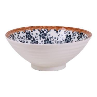 Imagem de FytStycale Noodle Sopa Bowl House Use Sopa Pool para Udon Soba Pho, Salada Unbreakable - de Noodle, Style D, Tamanho real