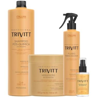 Imagem de Trivitt, Trivitt - Shampoo 1l + Hidratação 500g + Fluido para Escova + Reparador de Pontas