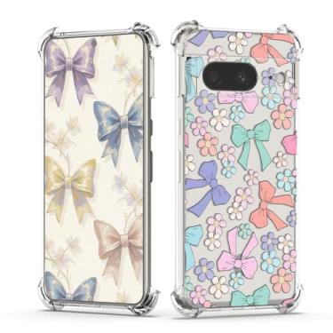 Imagem de XIMIZU Capa para Google Pixel 8A, design de planeta espacial, universo legal, estrelas de foguetes, macia, à prova de choque, proteção feminina e masculina para Google Pixel 8A (15,5 cm)