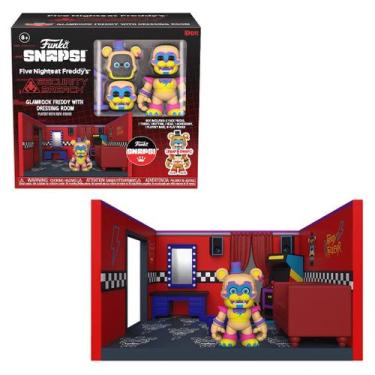 Imagem de Funko Snaps Five Nights Freddys Glamrock Freddy Room Playset, colorido
