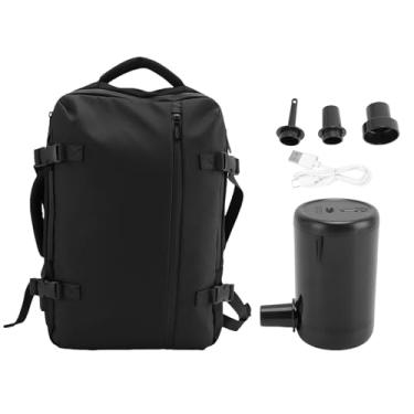Imagem de Mochila Expansível Com Carregamento USB Bolsa de Ombro de Compressão a Vácuo à Prova de água por Porta para Negócios de Viagem 22L 39L 55L