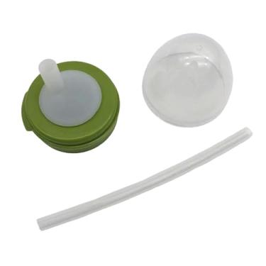 Imagem de Ioensy a lata de cerveja Coca -Cola lata de canudos pode cobrir o acessório de fechamento prático do boné de boné de tampa da garrafa tampa para a cozinha, Verde