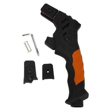 Imagem de GRIP ERGONONICO DO ELETRODO 600A, ângulos Ajustáveis ​​90 °, 135 °, 170 ° de Cobre Universal, Laranja, Prevenir Alça de Calor para Soldagem Com Mecanismo de Travamento Automático