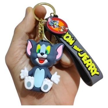 Imagem de Chaveiro 3d Tom Personagem Tom E Jerry Desenho Chave Carro Bolsa Pinge