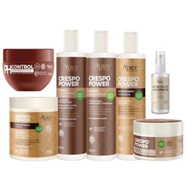 Imagem de Apse Cosmetics, Kit 5 Crespos + PH Control + Blend de Óleos Apse