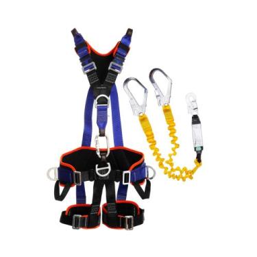 Imagem de Cinturão Paraquedista Power 7 Pontos  + Talabarte Duplo Em Y Com Absor