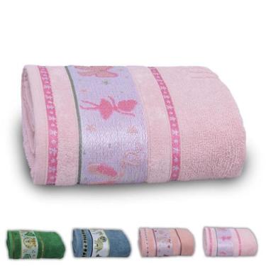 Imagem de Toalha de Banho Infantil Kids Grande Grossa Algodão Ultra Macio - Appe