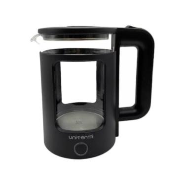 Imagem de Chaleira Elétrica de Vidro e Aço Inox, 1,5L, 1800W, Base Giratória 360°, 220V, Preta