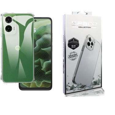 Imagem de Capa Capinha Space Hybrid Clear Anti-Impacto Compatível Motorola Moto G35