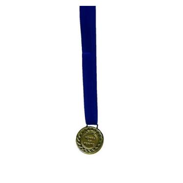 Imagem de Kit C/23 Medalhas de Ouro M30 Honra ao Mérito C/Fita Azul - Crespar