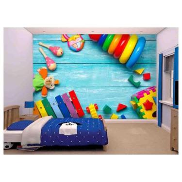 Imagem de Papel De Parede Brinquedoteca Montessori s197 - Você Decora
