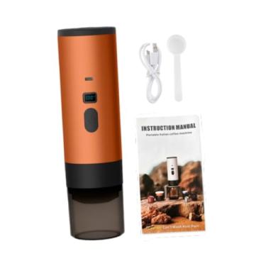 Imagem de Ioensy Máquina de café em cápsulas, máquina de café expresso elétrica premium, cafeteira portátil recarregável para escritório, caminhadas e viagens, Laranja