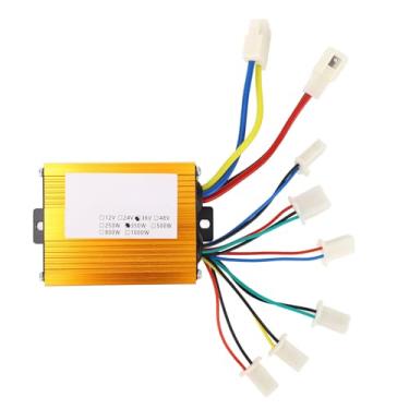 Imagem de 36V 350W Bicicleta elétrica Controlador de velocidade do motor escovado Dissipação de calor de alumínio Controle de velocidade estável para triciclo de scooter elétrico