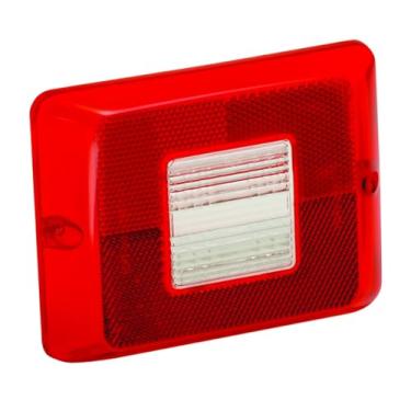 Imagem de Bargman Lente de substituição 31-84-711 para lanterna traseira tripla longa embutida #84 - Horizontal