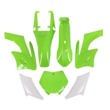 Imagem de QccHieUs Kits de Carenagem de para-lama Substitui Acessórios de Desempenho Premium Fáceis de Instalar Peças de Reposição, Verde