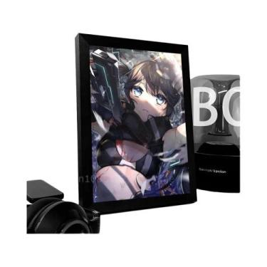 Imagem de Pôster De Personagem Black Rock Shooter Autoadesivo À Prova D'água Ade