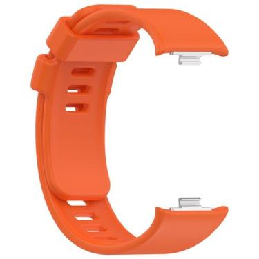 Imagem de Pulseira Silicone Compatível Redmi Watch 4 - Poolsy, Laranja