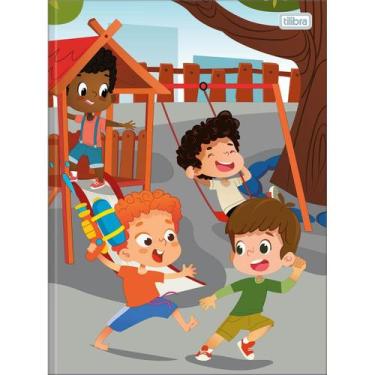 Imagem de Caderno Brochura Capa Dura Sapeca Masculino 96 Folhas Tilibra, 2